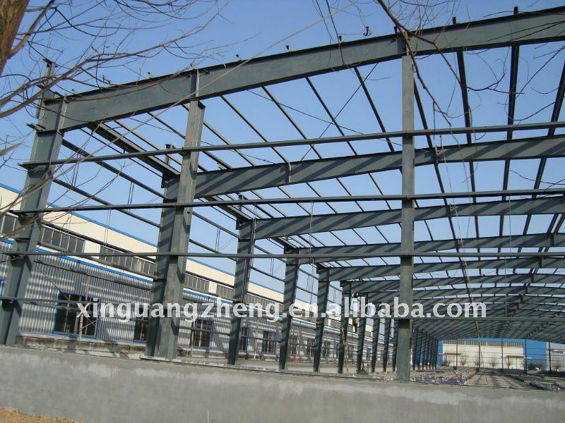 large span steel auto parts warehouse