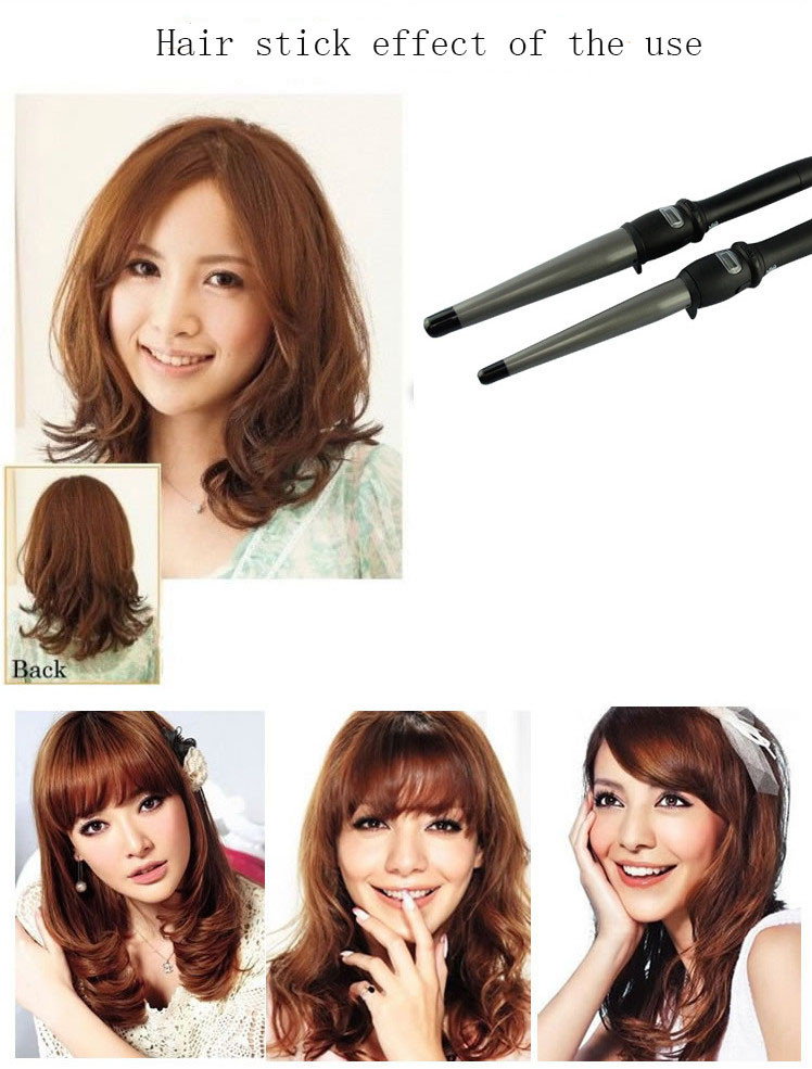 New Arriver Hair Curling Wand Conical Iron Iy 14 Dual 6