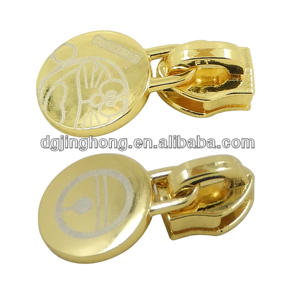 Round Zipper Puller In Gold Or Gunmetal Color Buy Zip Pullers,Zipper