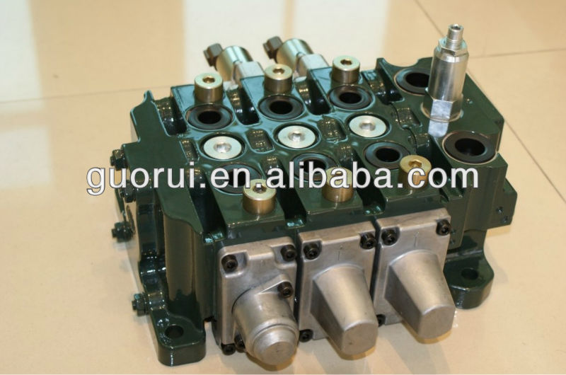 80L/min hydraulic valve for JCB loadall, hydraulic spool control valve
