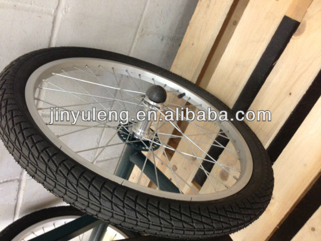 20 inch bike wheel for display table use