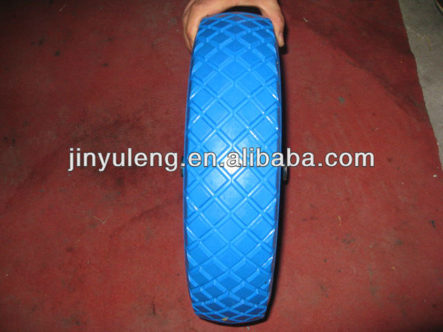 16 inches 4.00-8 pu foam solid wheels (environmental tire) use for trolly ,mover ,hand truck
