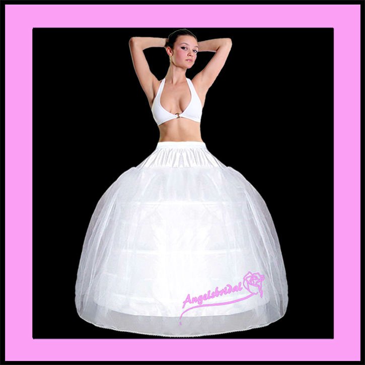 completo vestido de novia 3-hoop crinolina petticoat slip-03 - buy