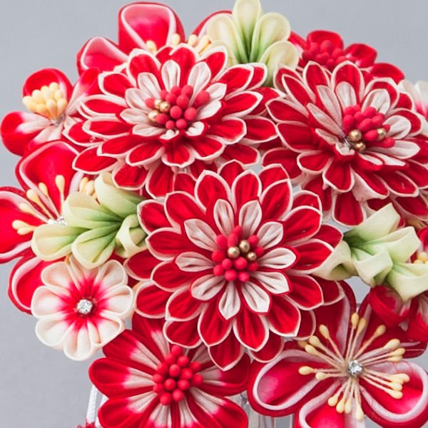 Kanzashi Flower Kanzashi Flower Anese Tsumami 8151 In Box