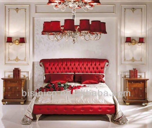 replica italian style classic fashion bedroom furniture set,luxury