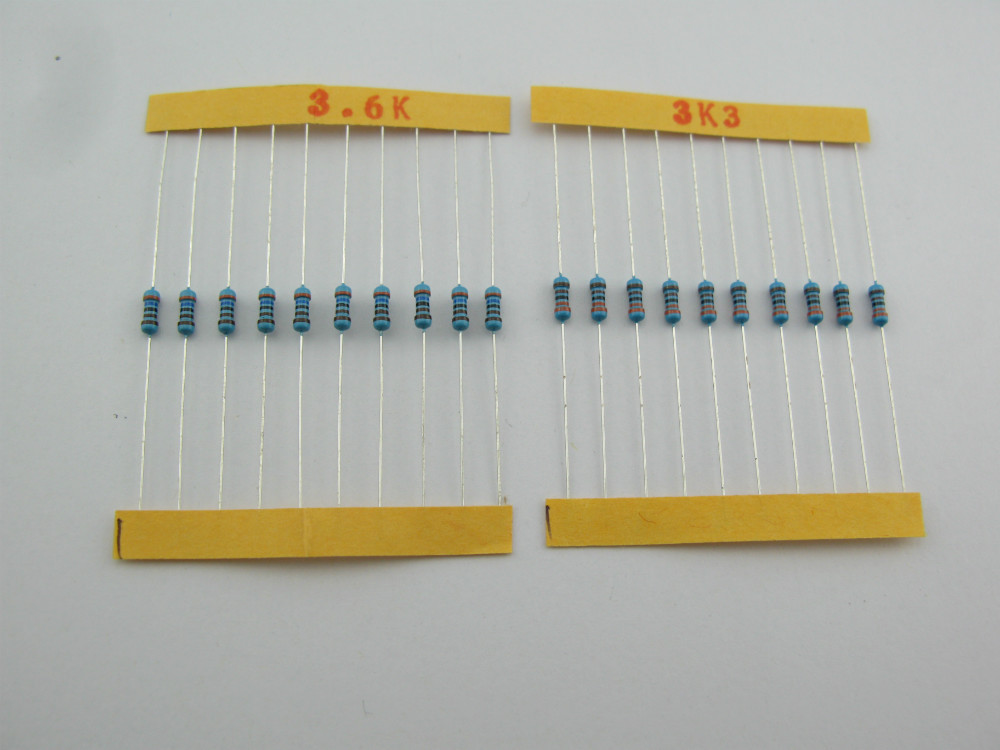 1/% 1//4W Metal Film  Resistor Assorted Kit 148 Value 1480pcs DIP