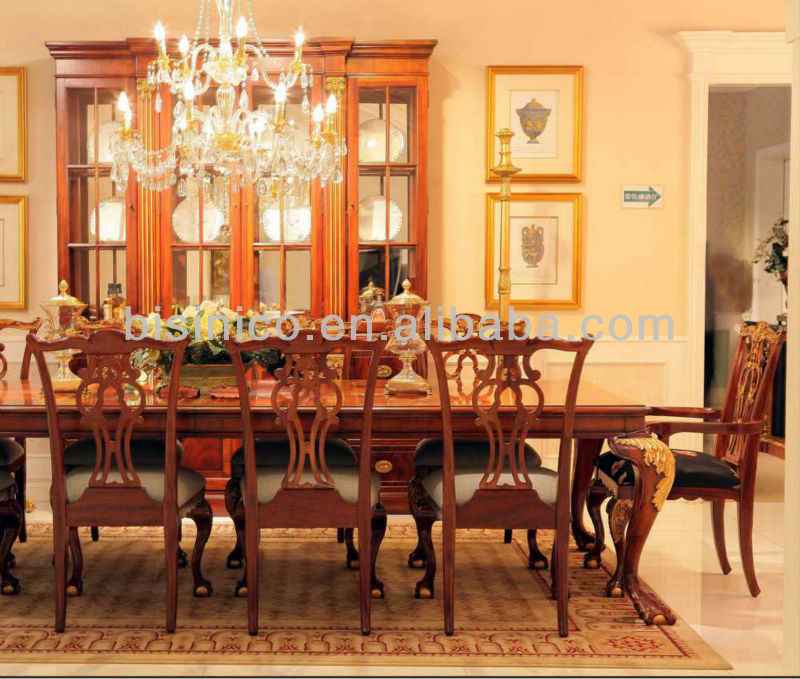 English Royal Style Dining  Room  Set Antique Dining  
