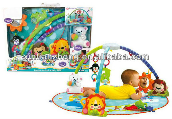 deluxe musical activity gym