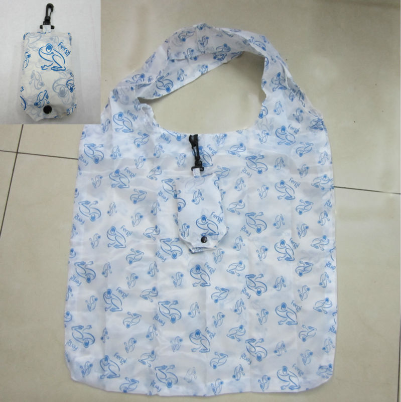 foldable shopping bag in pouch personalised