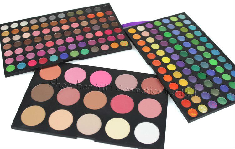 Gadis Cantik 183 Warna Eyeshadow Palet Dipimpin Kosmetik 