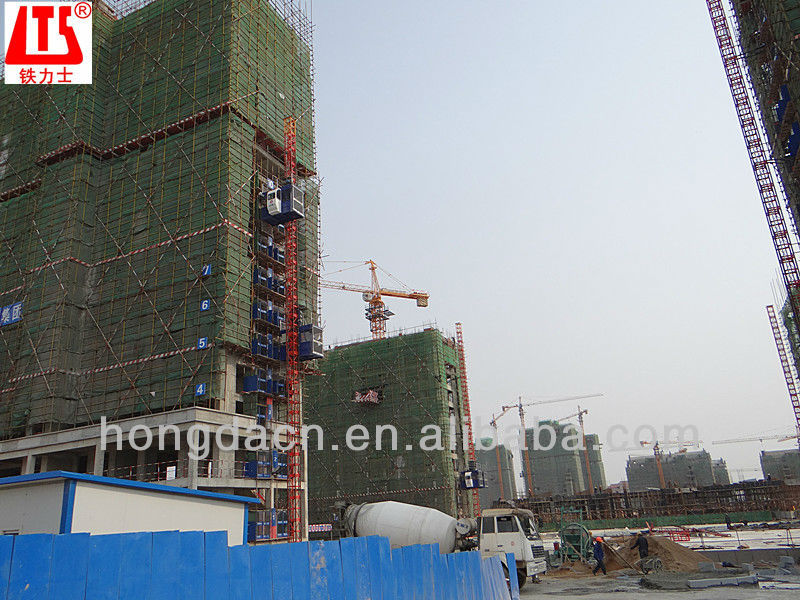 Shandong HONGDA SC200 200P Double Cage Construction Elevator Lift Made in China