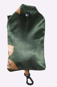 vest handle bag in satin,foldable shopping bag