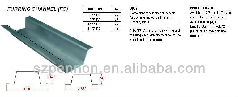 Project Use Furring Channel Omega Profile Buy Goujon 