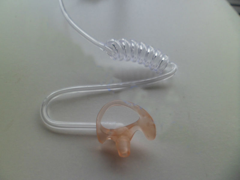 Ear Mold Mould Left Side Semi Custom for Acoustic Tube Headset Ear Piece