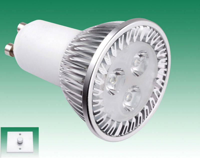 Dimmable 220 V 6 W Gu10 Dipimpin Lampu Dengan Putih Hangat 