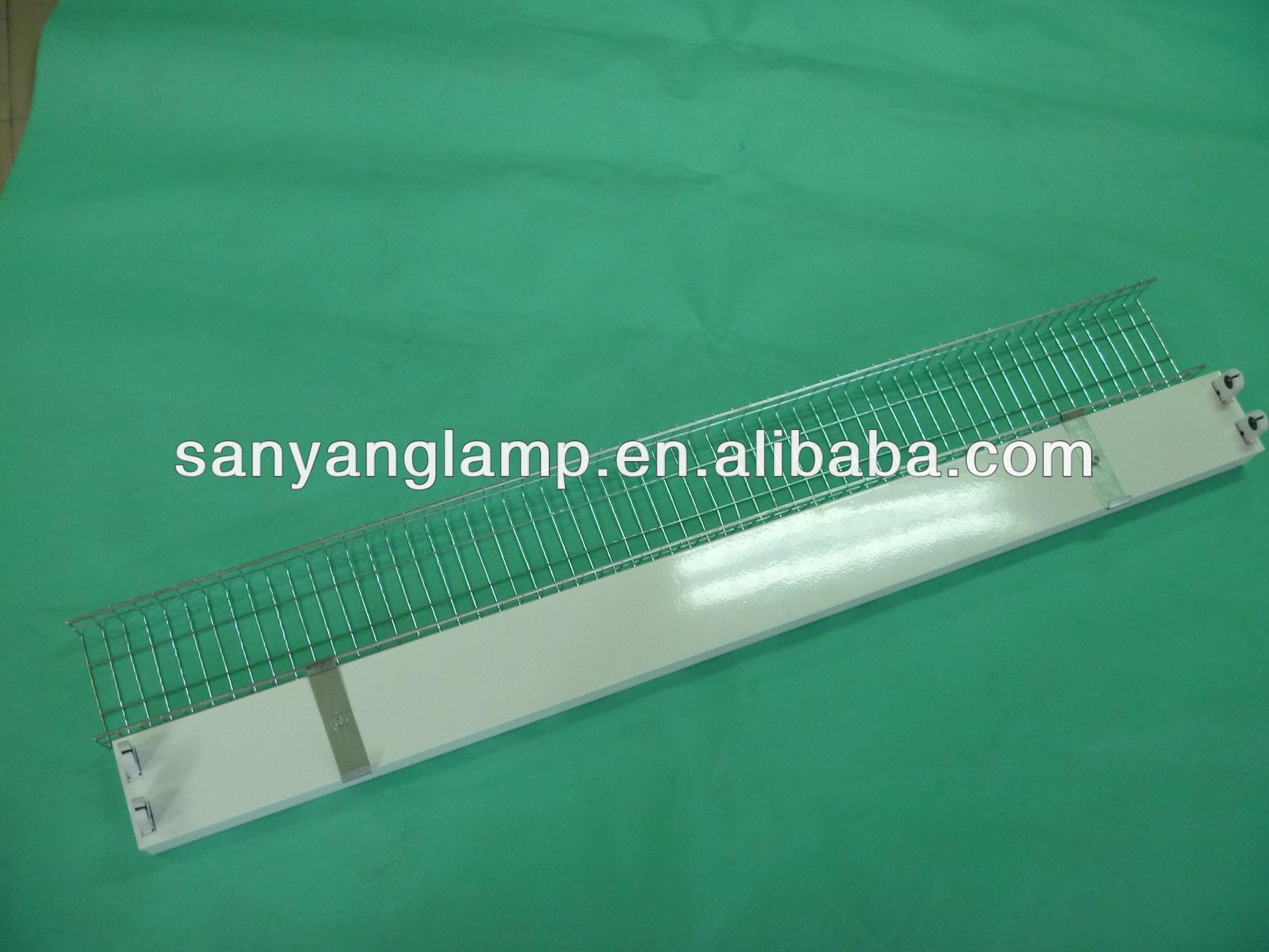 2x36w Fluorescent Tube Fixture With Grille Protect Cover Buy