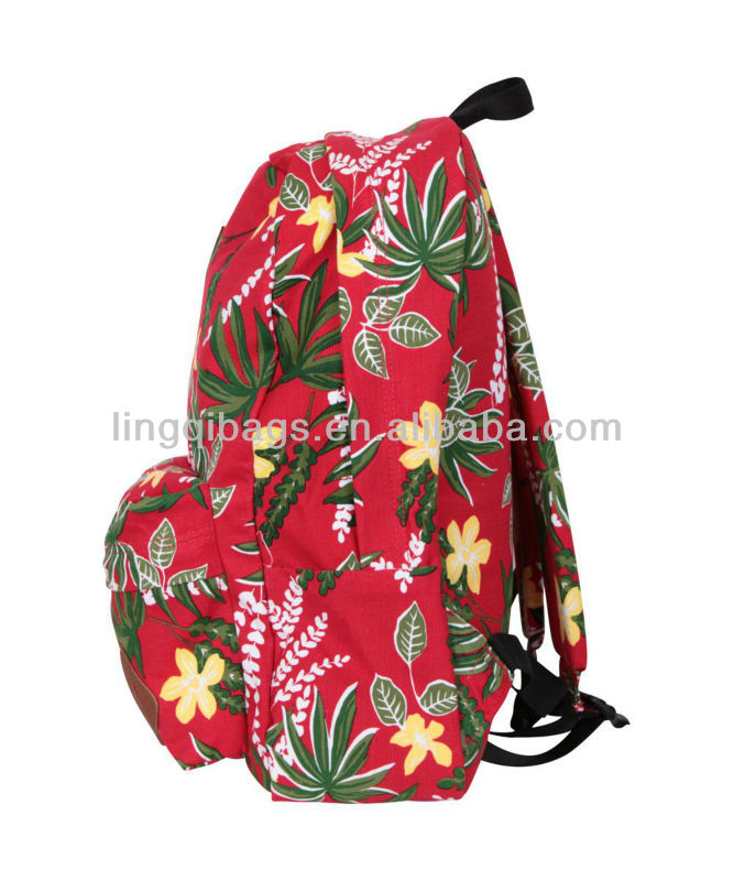 vans old skool ii backpack red hawaiian