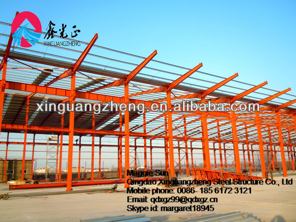 Steel frame structure building prefabricated warehouse kit