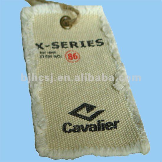 fabric hang tags