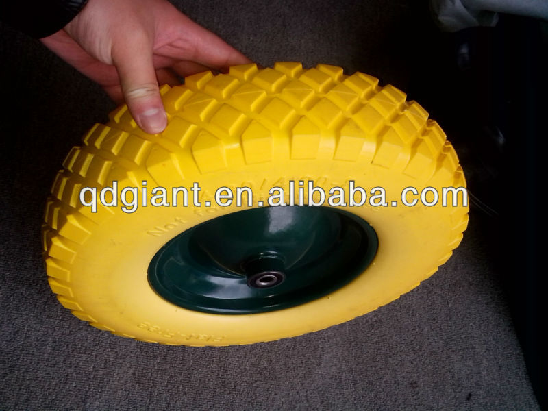 PU foam wheel 4.80/4.00--8 Flat Free wheel