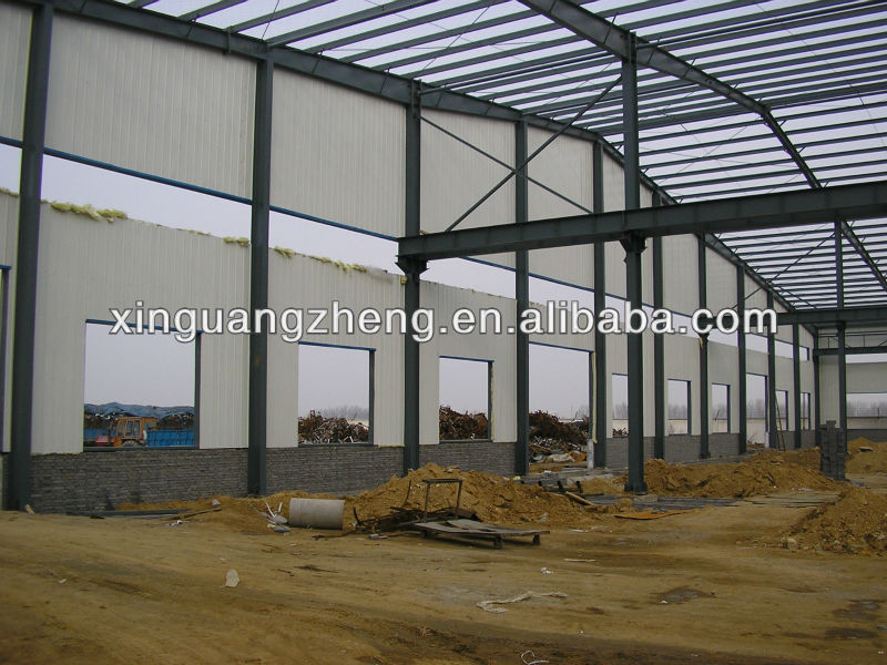 light structural steel hangar building design construction