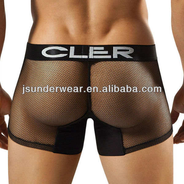 Sheer Mesh Men's Boxer Short See Through Underwear - Buy See ...