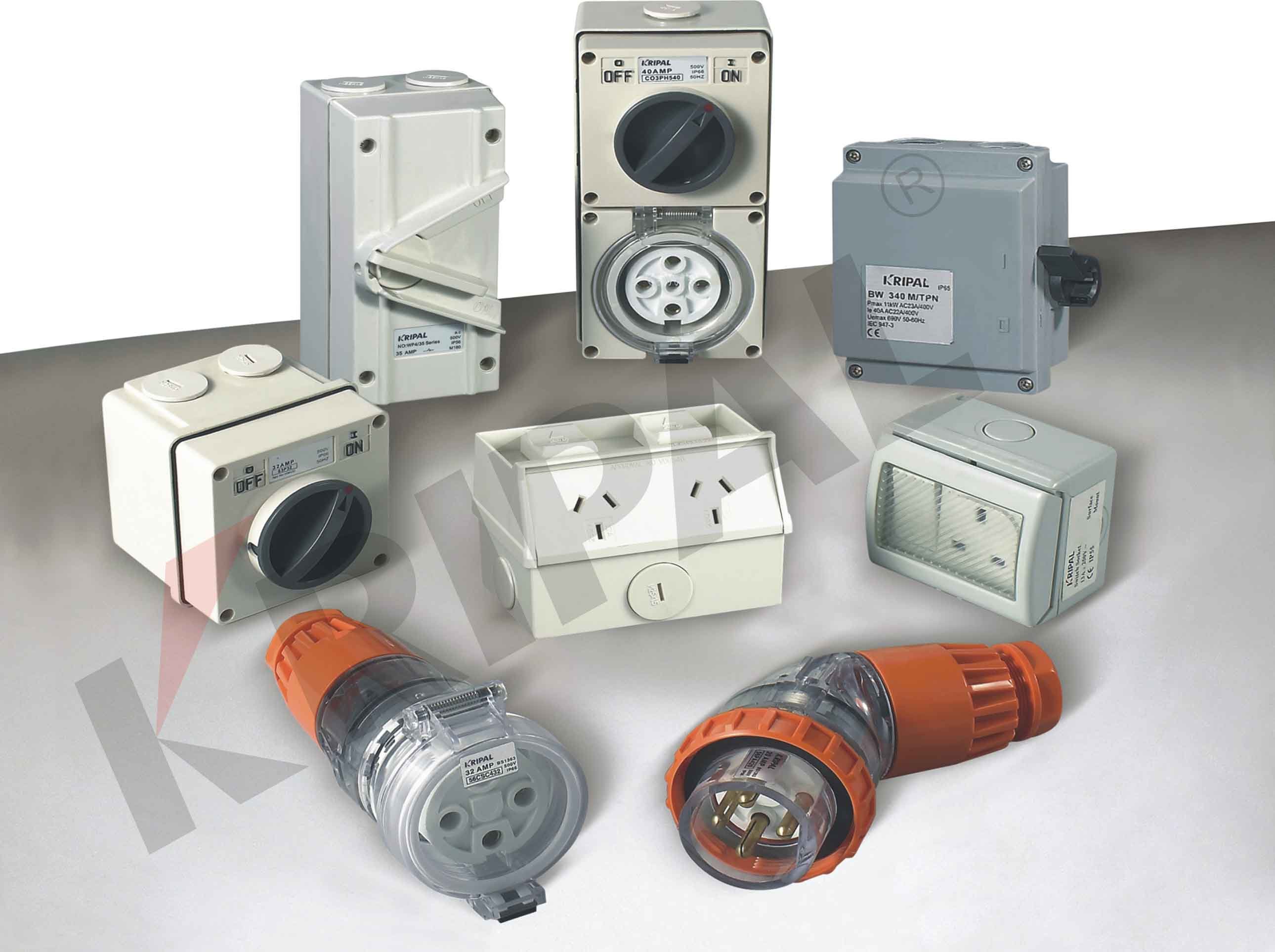 Waterproof Isolator Switch Plug Waterproof Socket Terminal Juction Box