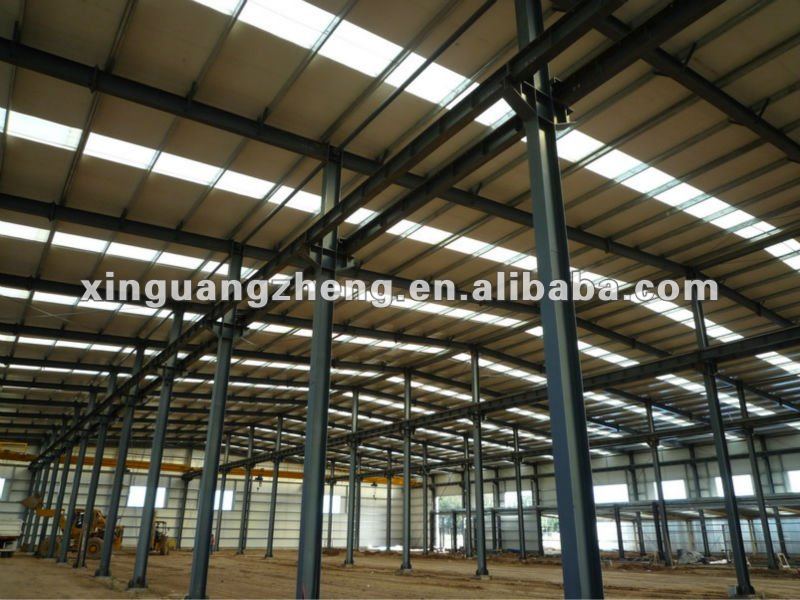 light structural steel frame warehouse construction