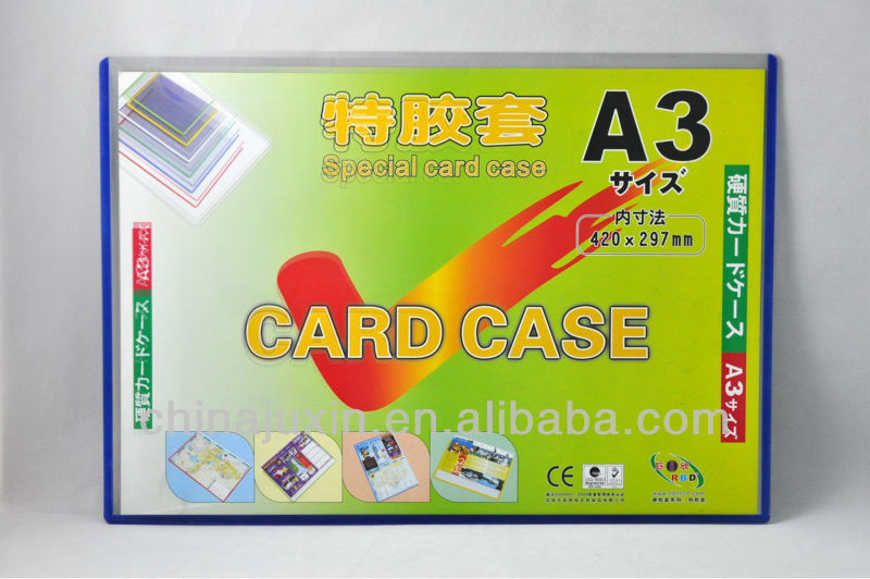 Hard A4 Pvc Card Case,Colourful A4 Hard Case Buy Trading Cards Hard