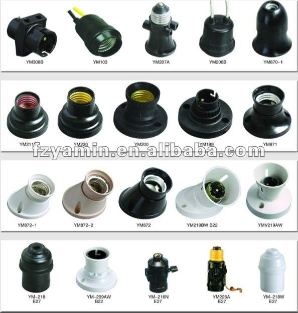 Bakelite Type E27 Lampholder Lamp Socket Base Light Bulb Head Bakelite Type E27 Lampholder Lamp Socket Base Light Bulb Head
