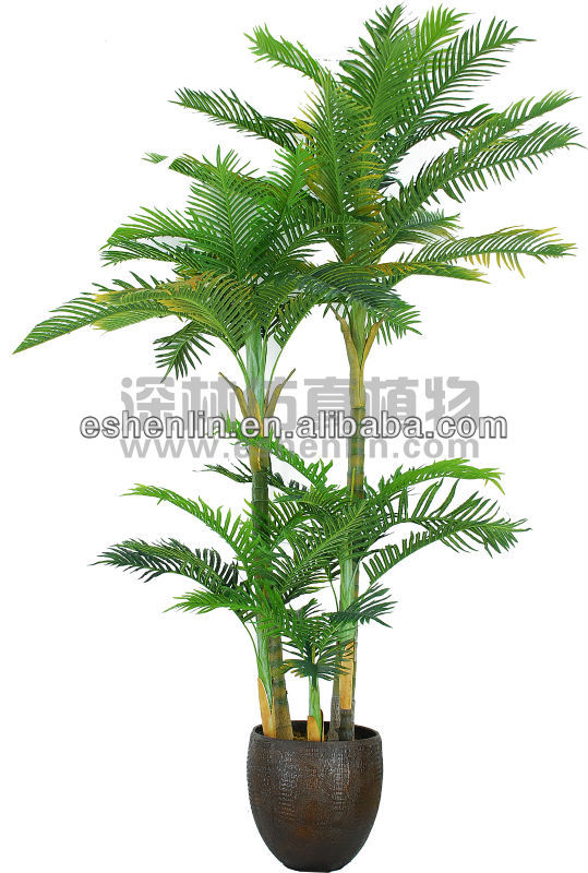 three trunk decoration fan palm tree artificial palm tree fake three trunk decoration fan palm tree artificial palm tree fake