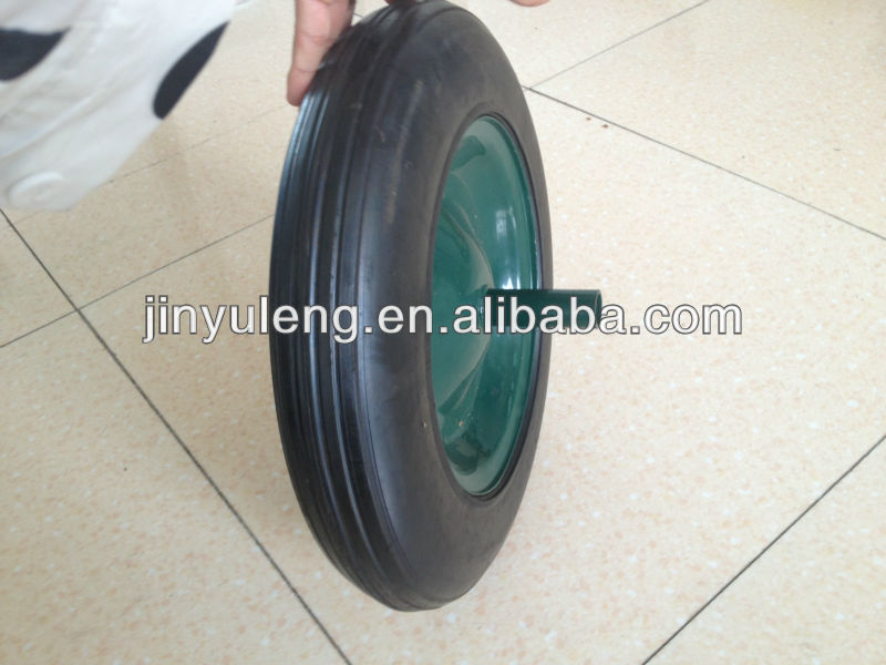 13*3 prevent puncture Solid rubber wheel wheelbarrow wheel Construction site, the mining area wheel