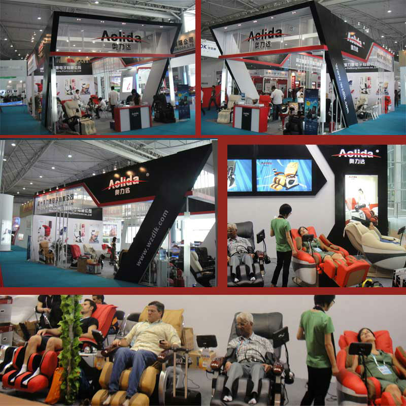 Massage Vending Chairs / Commercial Vending Bill Operated Leather