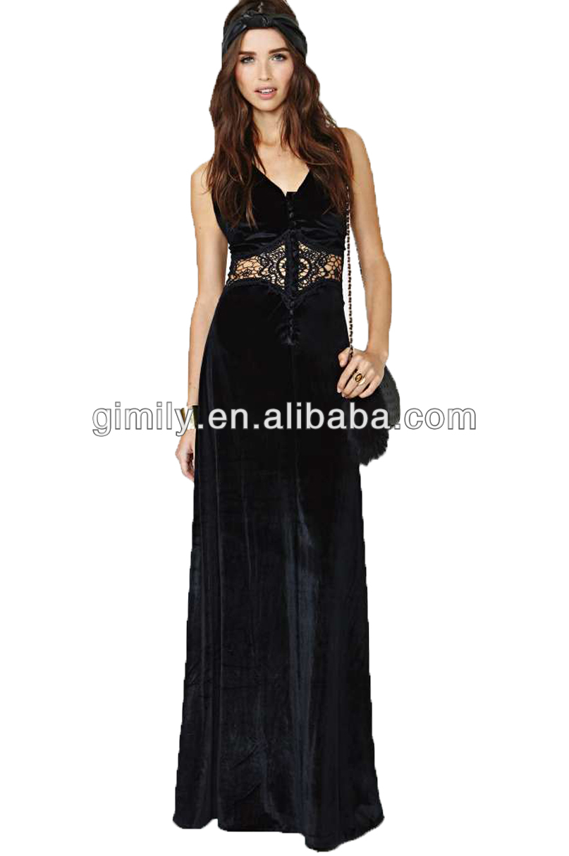 Korean Black Prom Dress