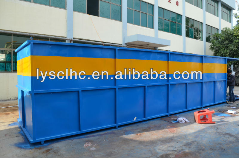 sewage reuse water /containerized package treatment plant 250m3/day