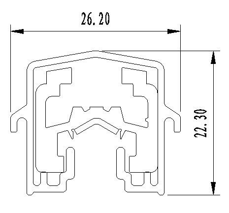 Tower crane spare parts conductor busbar, conductor busbar 200A