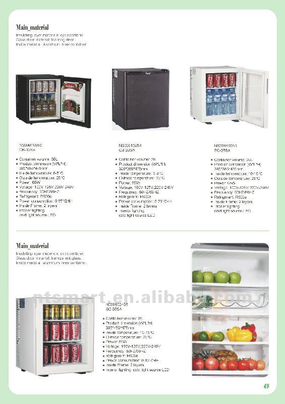 What are the common measurements of mini refrigerators?