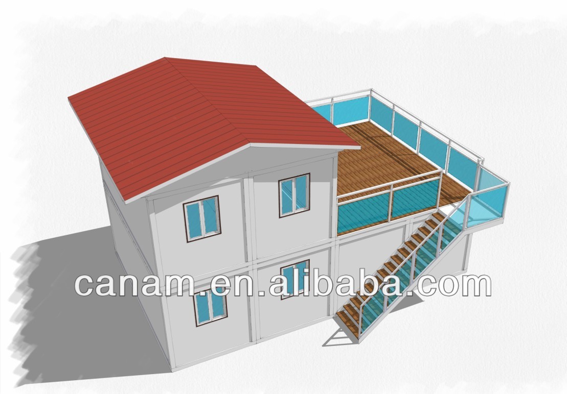 CANAM- 40ft cheap prefab houses easy assemble