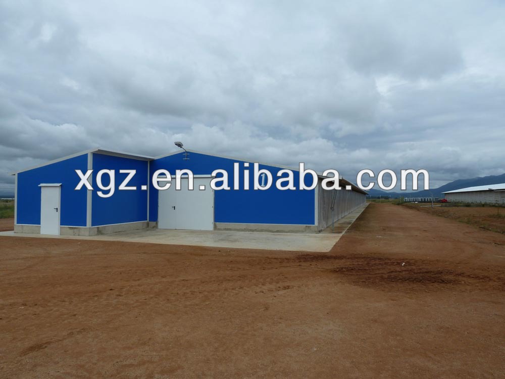 low cost structural steel Poultry Farm/Poultry House/Chicken House