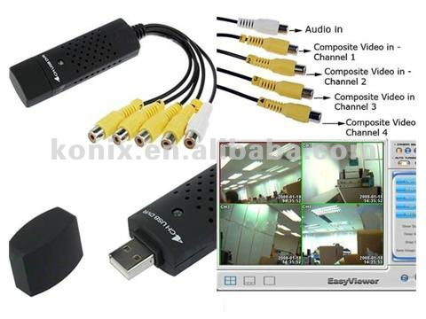 Easycap 4 channel usb dvr driver for windows 7 64 bit