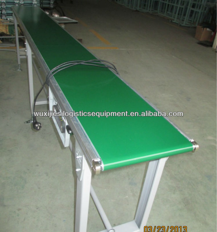 Js Green Color Pvc Belt Conveyor Or Light Duty Belt Conveyor Type34si