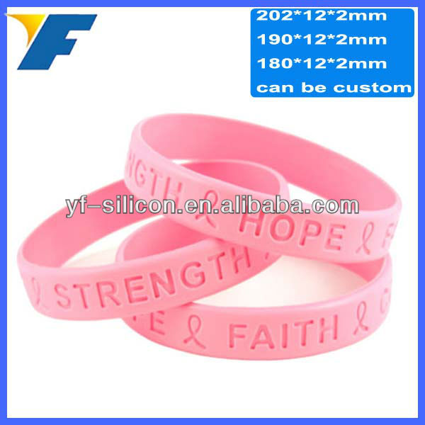 Cheapest thin silicone eminem silicone bracelet/wristbands/bangles 5