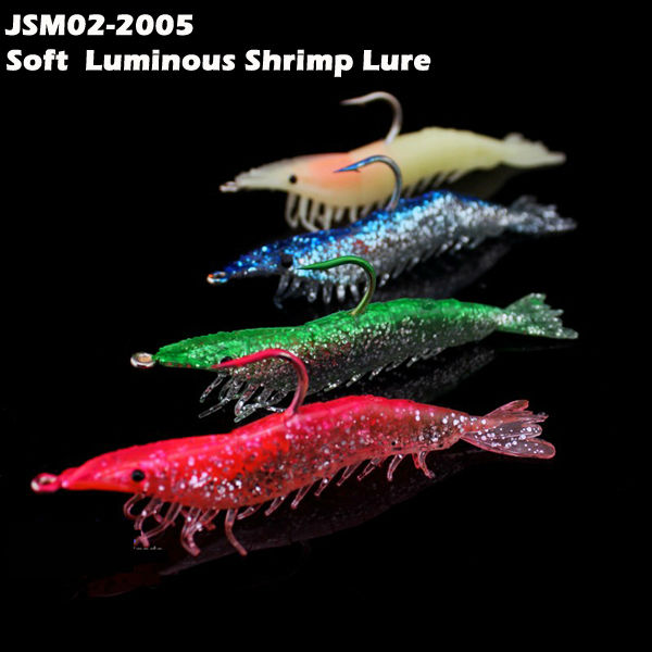 Glow Shrimp Fishing Lures,Simulation Shrimp With Hook Jsm02-2005 - Buy ...