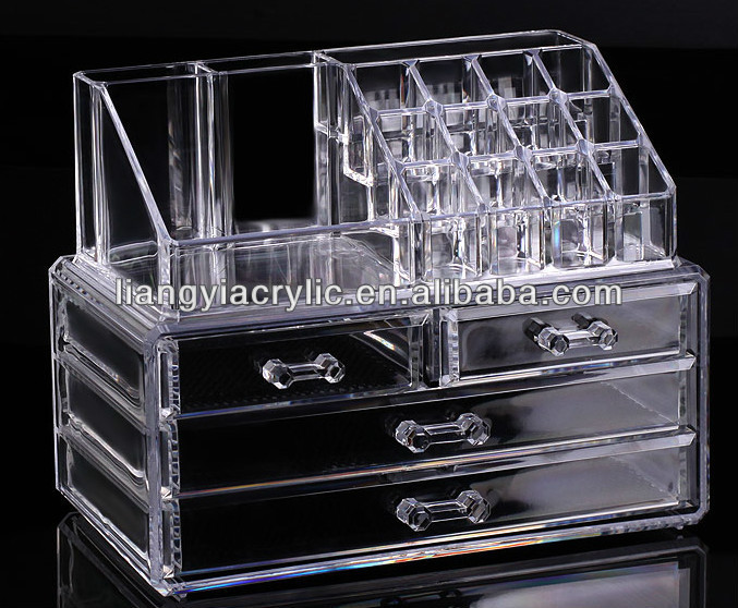 Cosmetic Organizer Makeup Drawers Display Box Acrylic Cosmetic Organizer Makeup Drawers Display Box Acrylic