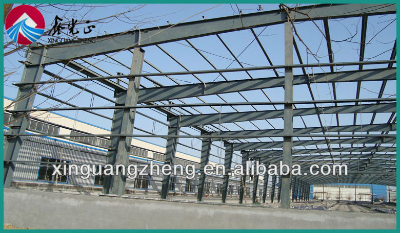 prefabricated light steel structure hangar construction
