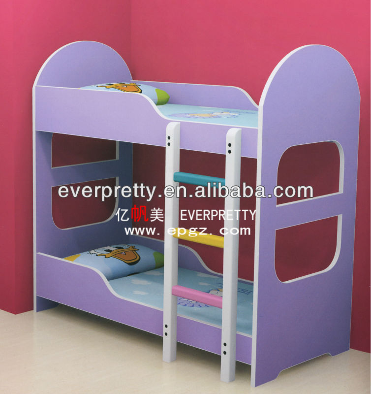 bunk bed with crib under