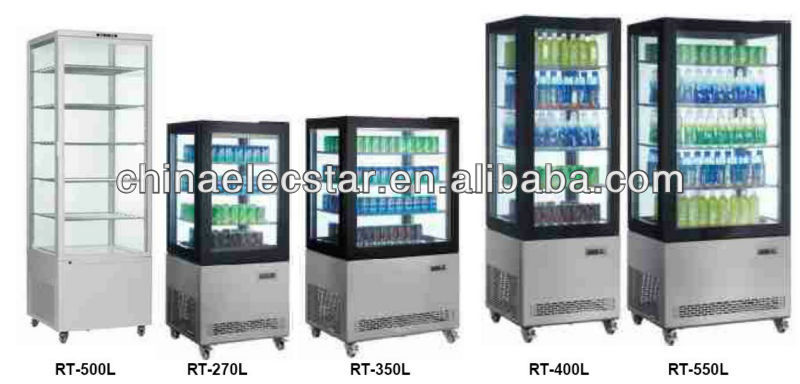 Energy Drink Display Beverage Cooler Refrigerator 4 Sided Glass Door Freezer Energy Drink Display Beverage Cooler Refrigerator 4 Sided Glass Door Freezer