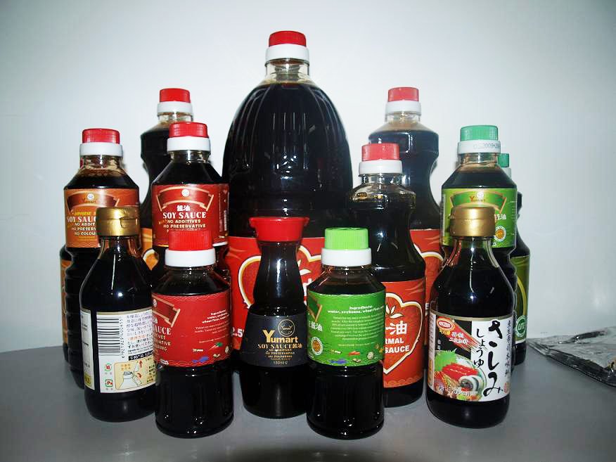 150ml table Soy Sauce in glass bottle