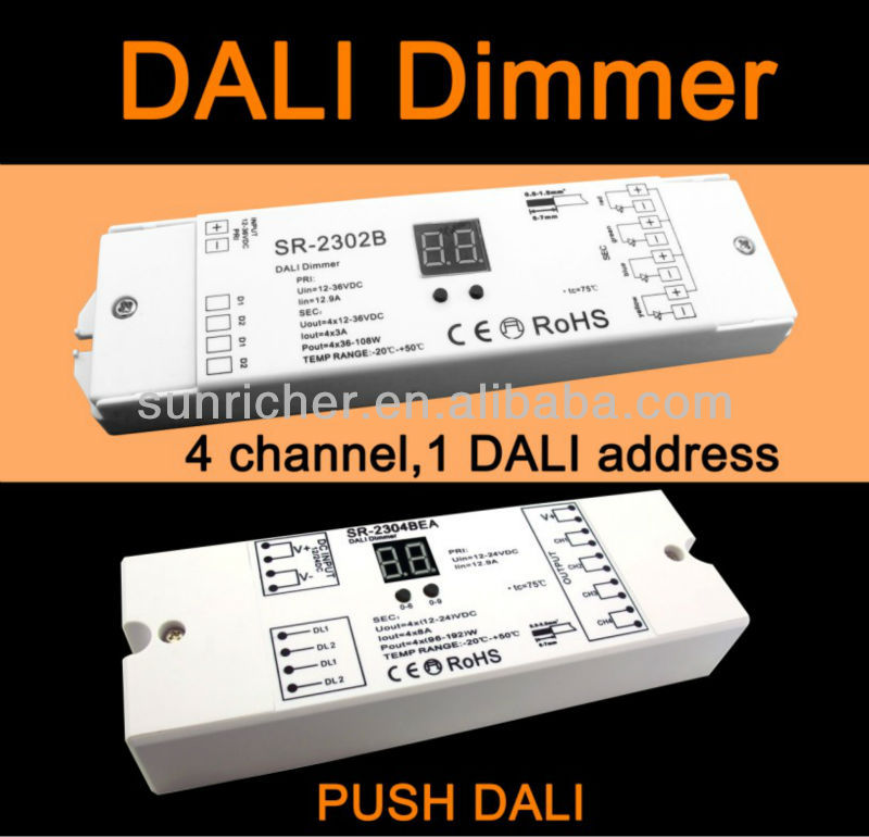 Wall Dmx Dimmer Switch For Single,Dual Color,Rgb Led Lghts Buy Dimmer