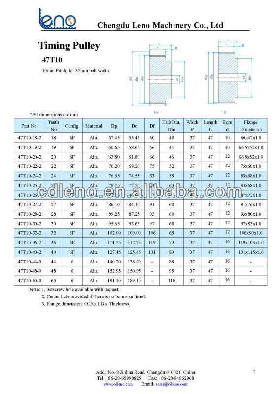 Customizing 16t T10 Timing Belt Pulleys 16mm Belt Width Buy T10